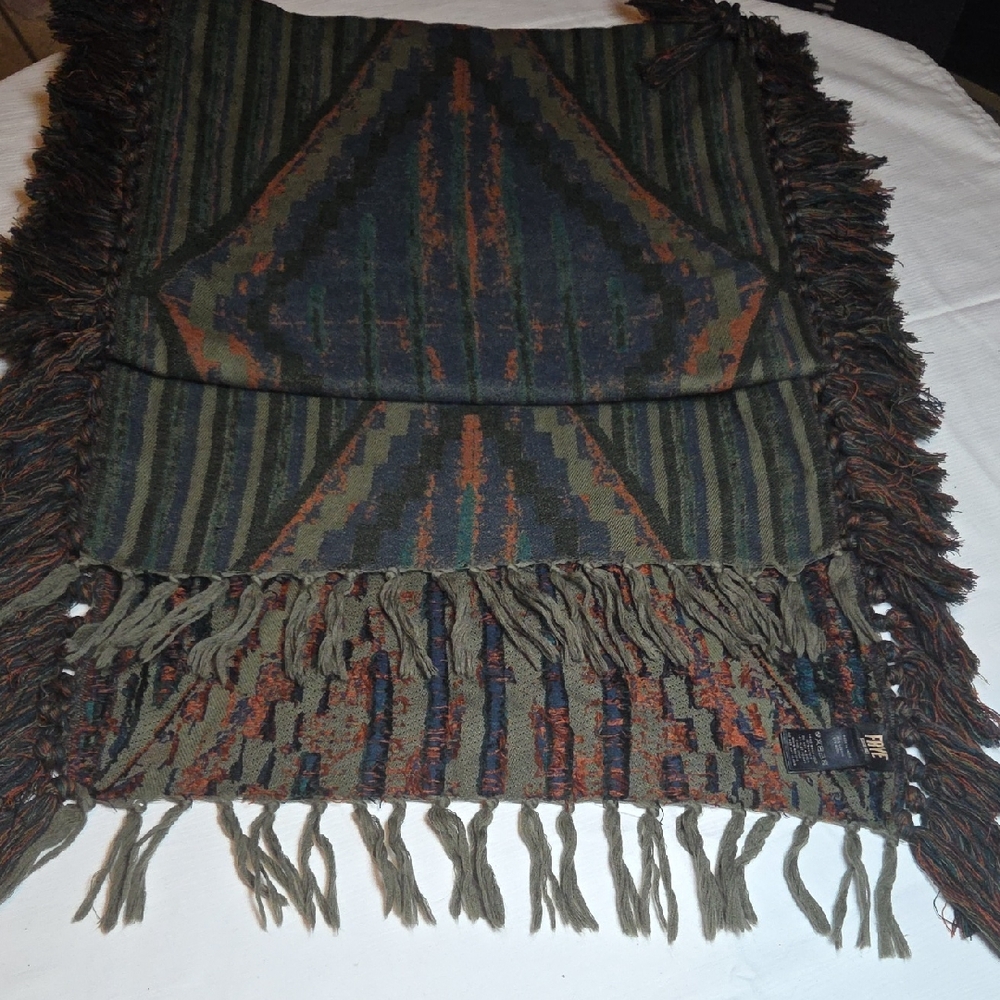 Frye Multicolor Fringe Scarf